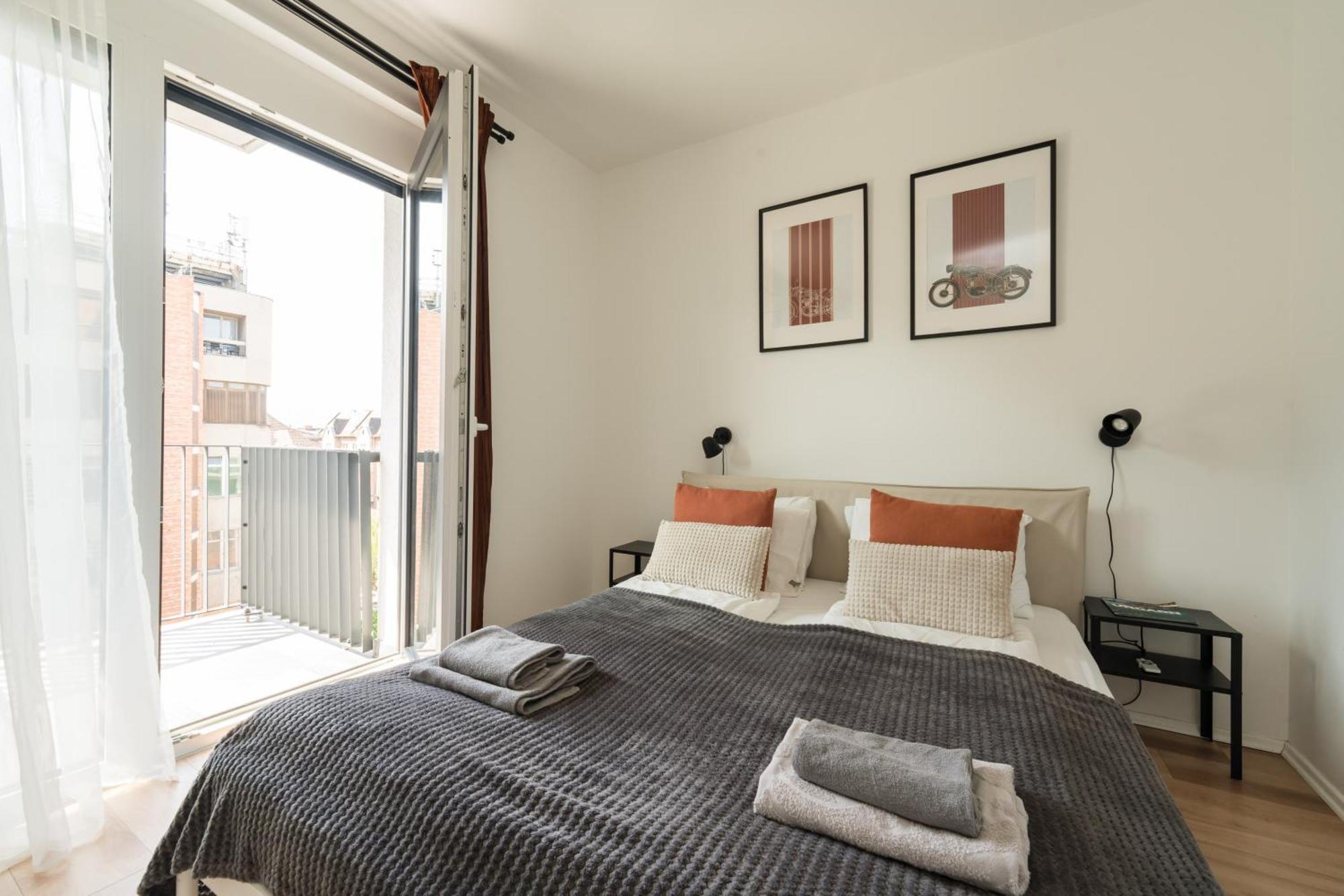 Brand New Modern Apartment-2 Rooms-Balcony-Garage Budapest Luaran gambar