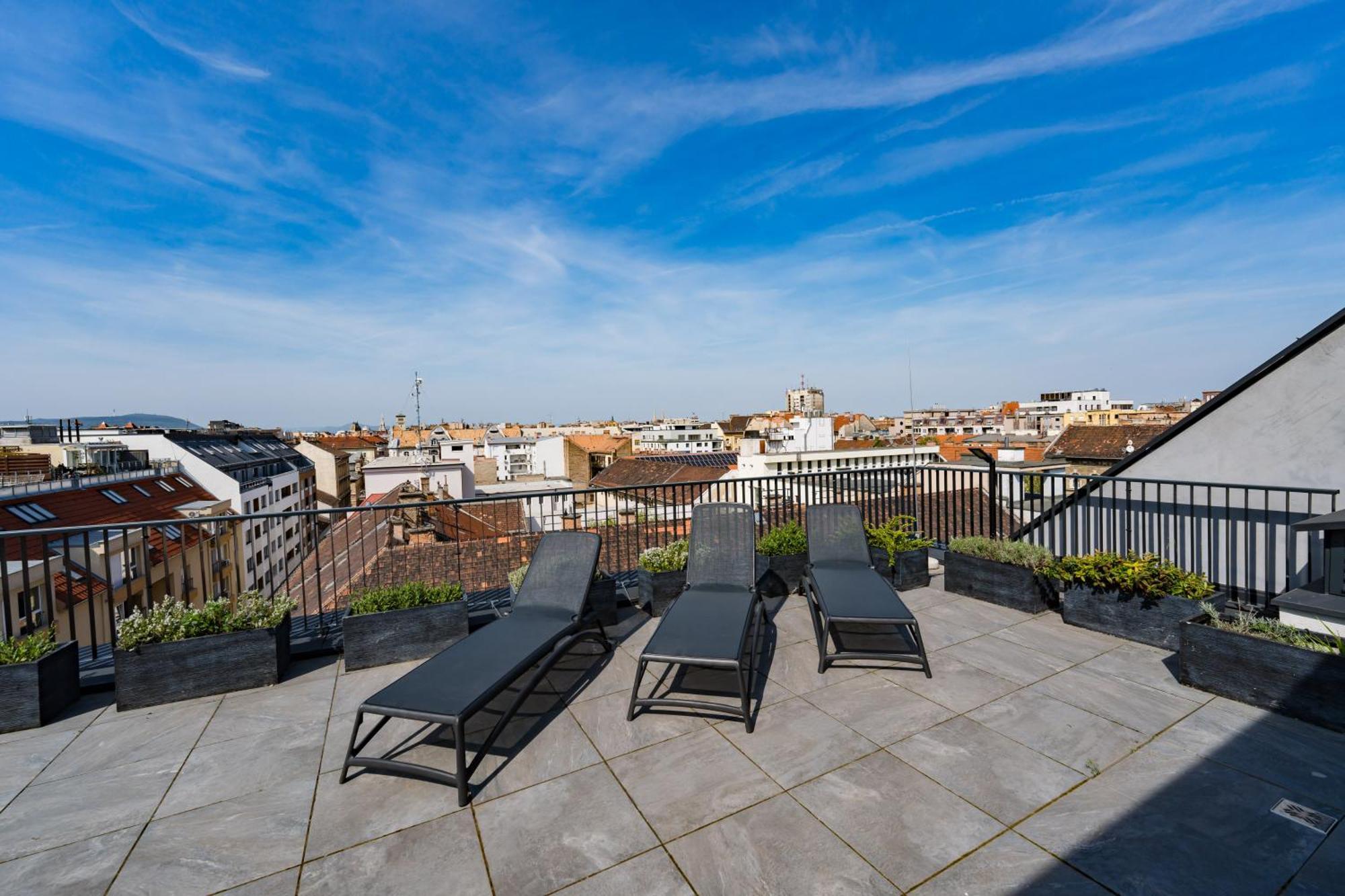 Brand New Modern Apartment-2 Rooms-Balcony-Garage Budapest Luaran gambar
