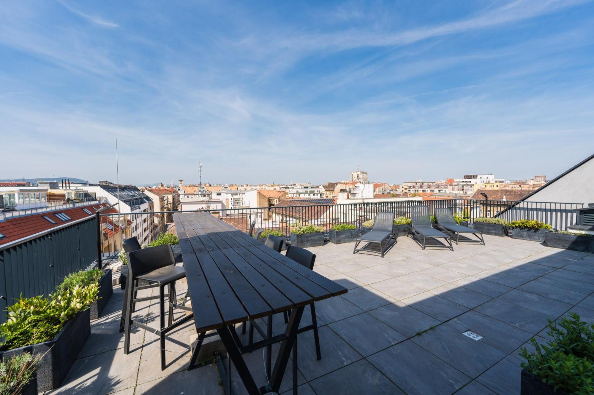 Brand New Modern Apartment-2 Rooms-Balcony-Garage Budapest Luaran gambar