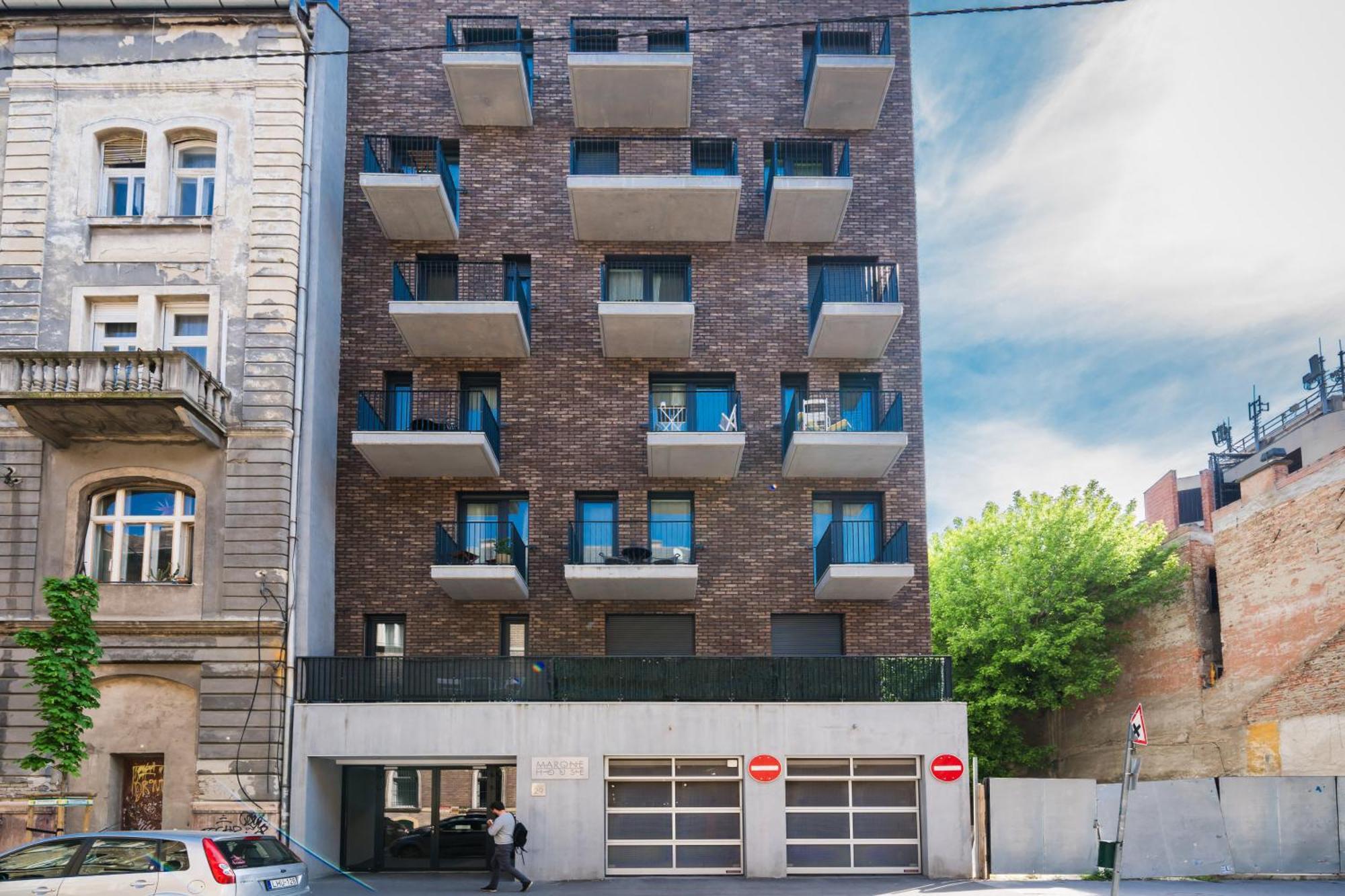 Brand New Modern Apartment-2 Rooms-Balcony-Garage Budapest Luaran gambar