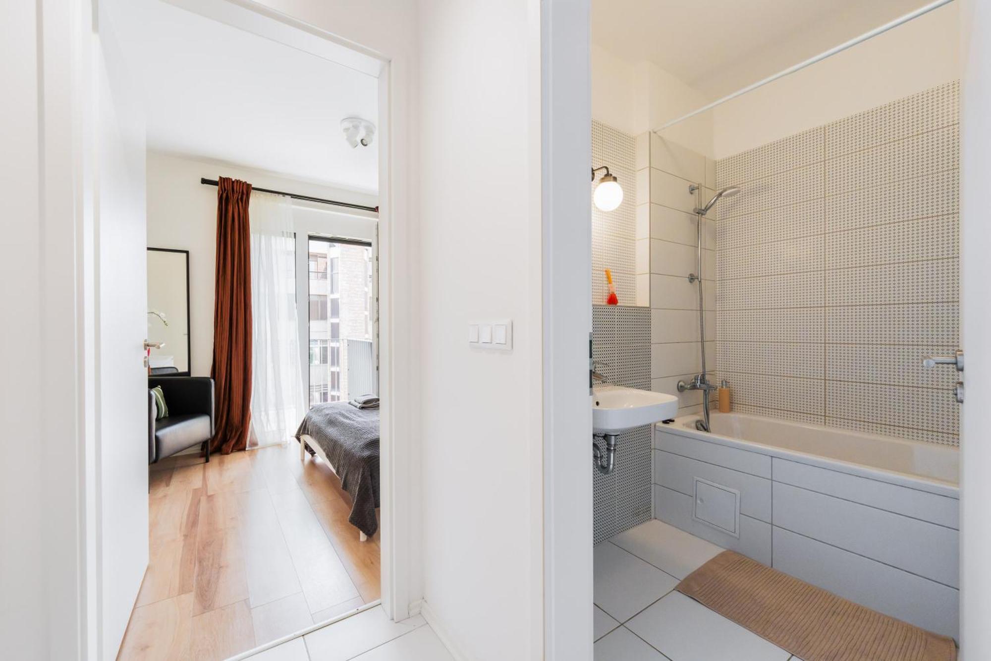 Brand New Modern Apartment-2 Rooms-Balcony-Garage Budapest Luaran gambar